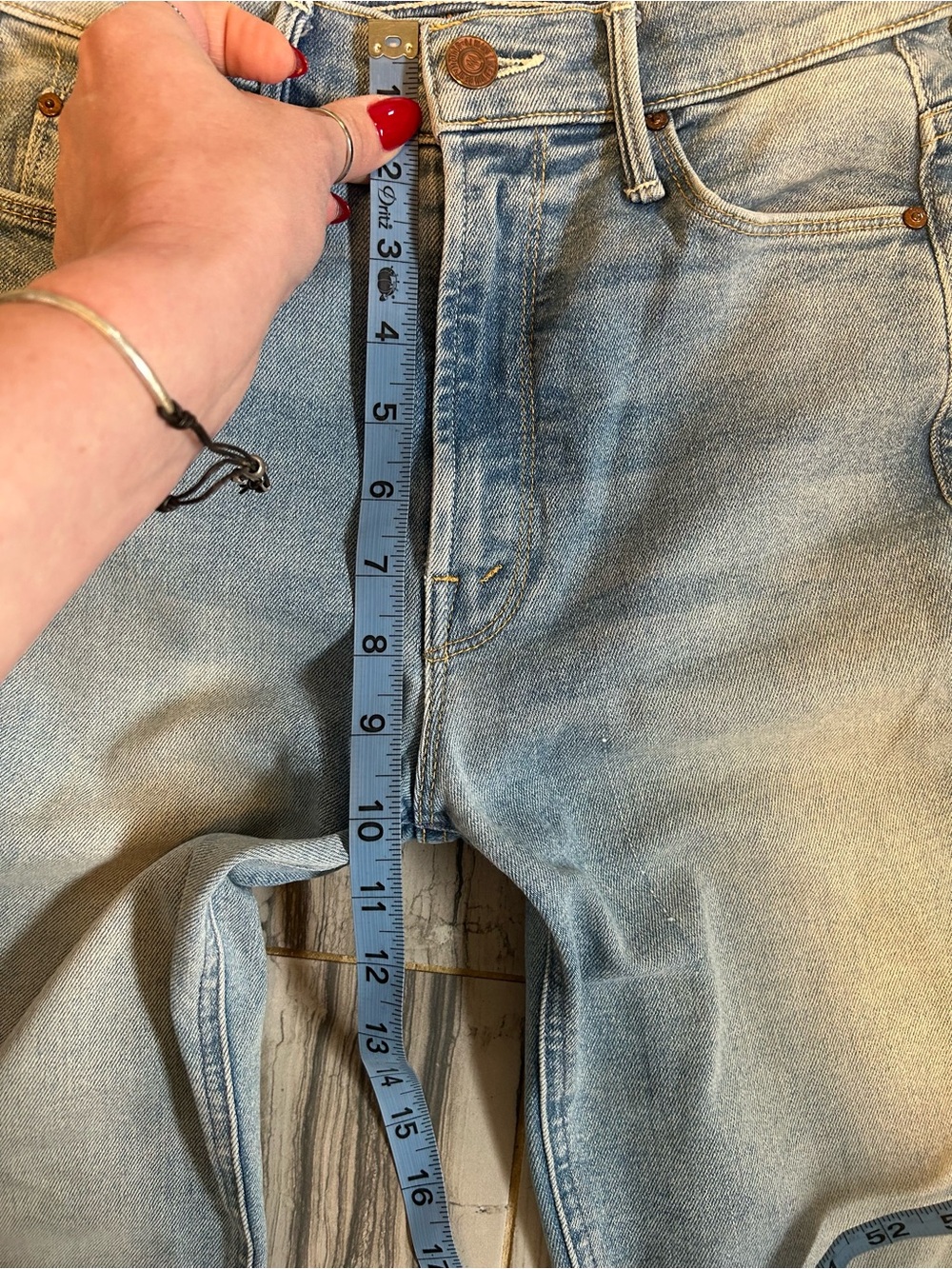MOTHER The Dazzler Ankle High Rise Cropped Jeans - Picture 14 of 16